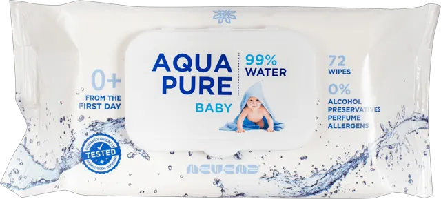 Baby vlazne mar. Aqua Pure 3x72/1 Nevena Nevena
