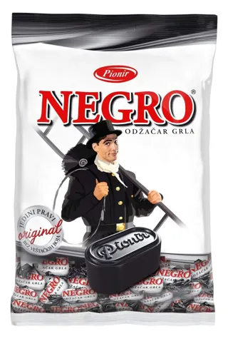 BOMBON NEGRO 800gr PIONIR