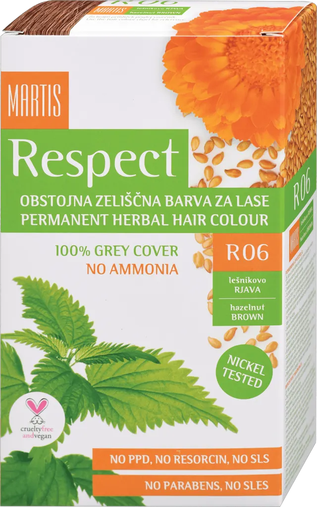 Respect boja za kosu R06 lešnik smeđa Respect