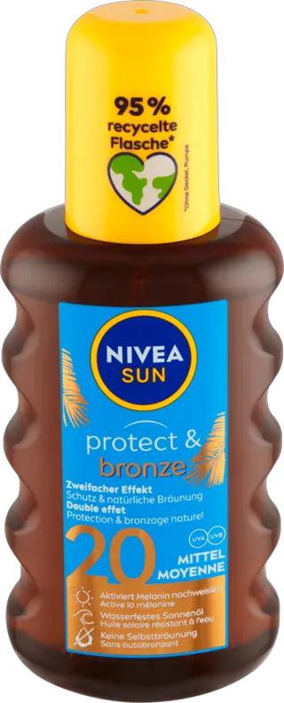 NIVEA SUNprot&bronzeulje sp.spf20 200m