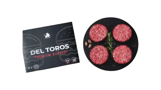 Premium burger Del Toros 4x125g DEL TOROS