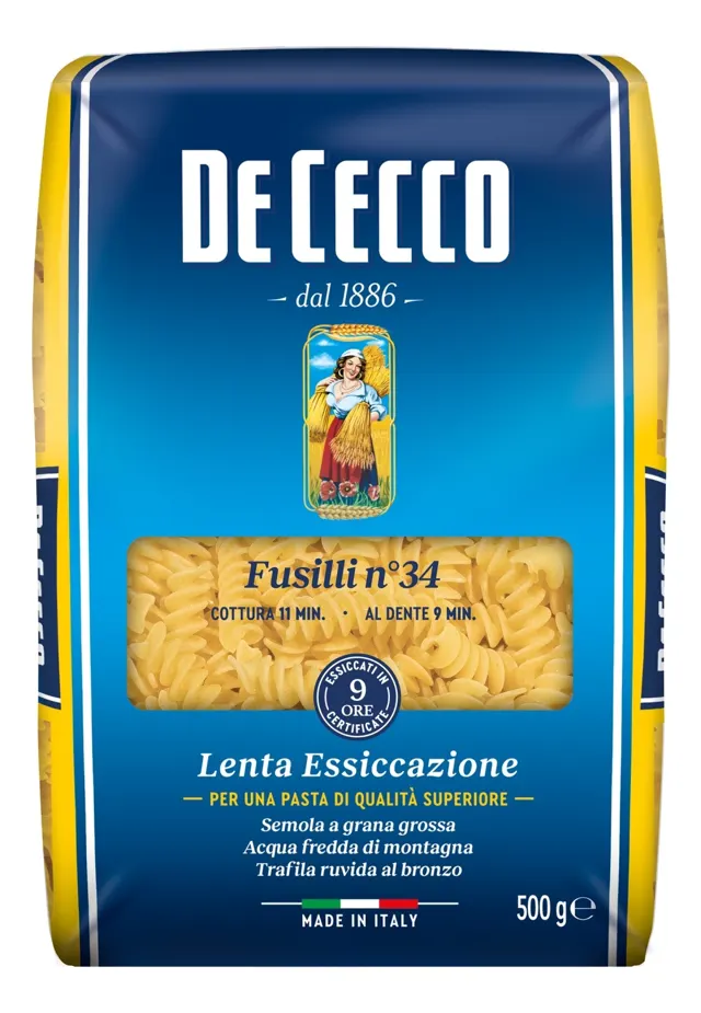 TESTENINA FUSILLI 500GR DE CECCO DE CECCO