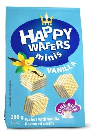 NAPOLITANKE MINI WAFERS SA VANILOM 200G