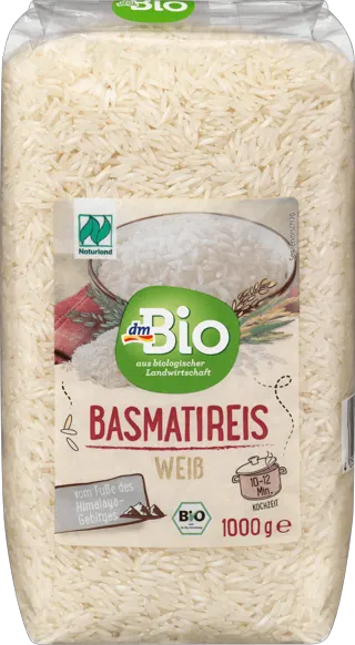dmBio beli basmati pirinač 1000g