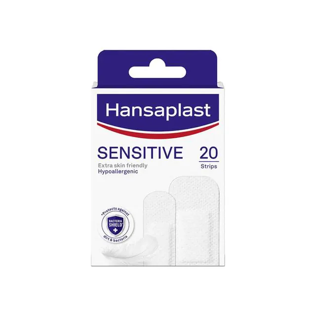 HANSAPLAST SENSITIVE 20 STRIPS Hansaplast