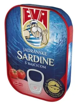 SARDINE PARADAJZ 115G EVA