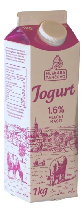 JOGURT 1.6%mm 1kg ML.PANCEVO MLEKARA PANČEVO