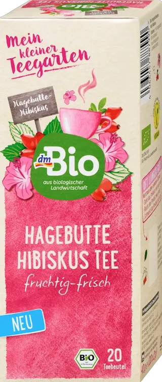 dmBio čaj hibiskus i šipak 20x2g