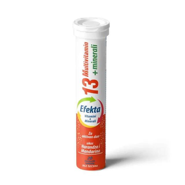 ŠUMEĆE TABLETE MULTIVITAMIN+ MINERALI EFEKTA 20/1 EFEKTA