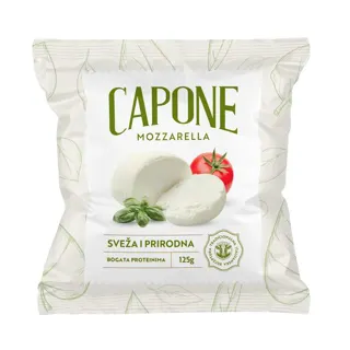 SIR MOZZARELA CAPONE ''ITALIANA'' 125GR EKOFIL