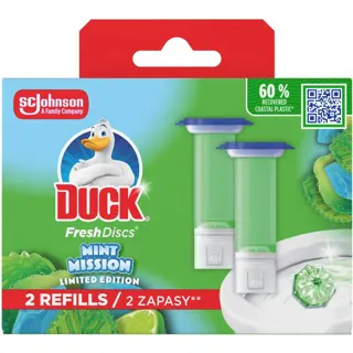 WC OSVEZIVAC DUCK MINT MISSION 2X36ml