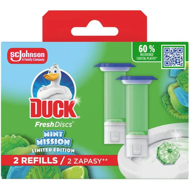 WC OSVEZIVAC DUCK MINT MISSION 2X36ml DUCK