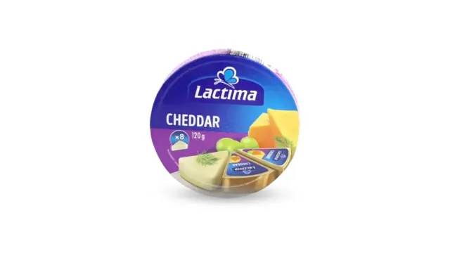 SIR POLUMASNI TOPLJENI CHEDDAR LACTIMA 120G LACTIMA