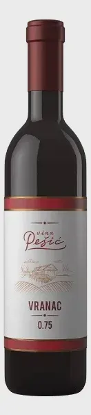 vino vranac pesic 0.75 l dnv wines