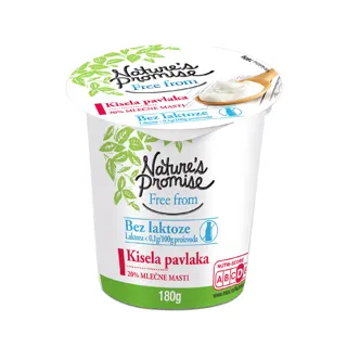 Kisela pavlaka bez lak. 20%mm 180g NP