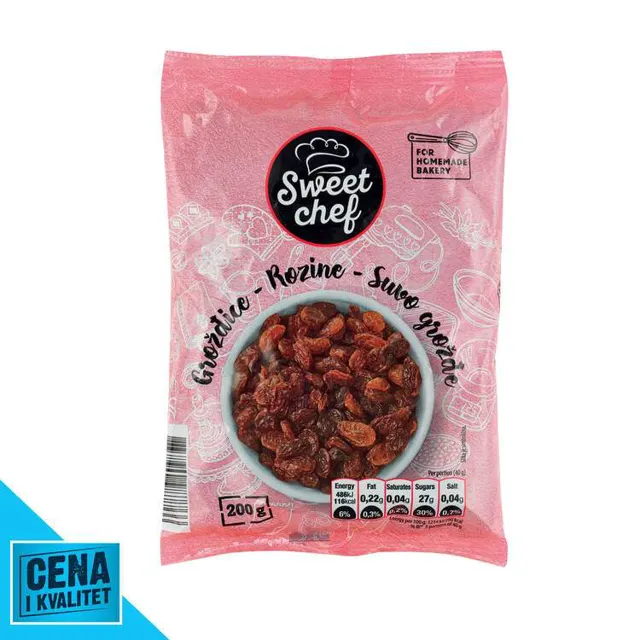 SUVO GROŽĐE 200G SWEET CHEF SWEET CHEF