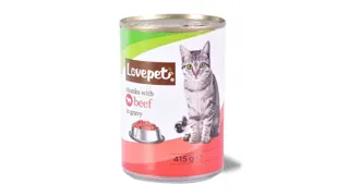 Hrana za macke goved.lim Love Pet 415g