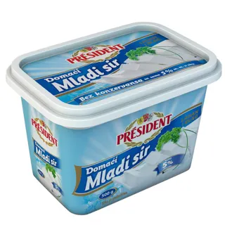 Sir domaci mladi President 250g