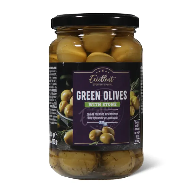 Zelene masline Excellent 355g Excellent