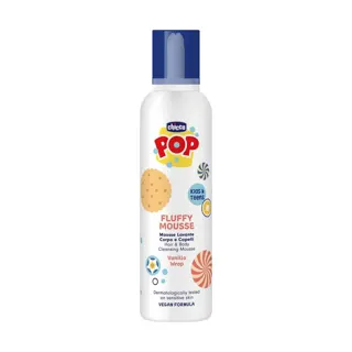 chicco POP pena za telo/kosu vanila200ml