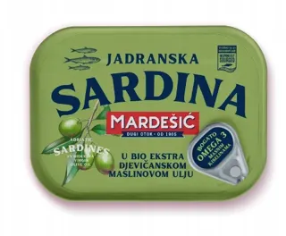 Sardina jadr.BIO ekst.dev.masl.ulju 100g