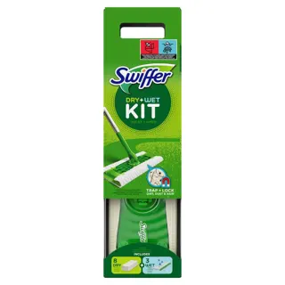 Set Mop drska+dopune(8dry+3wet) Swiffer