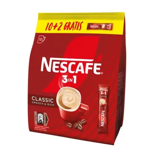 Kafa Classic 3u1 Nescafe186g 10+2gratis