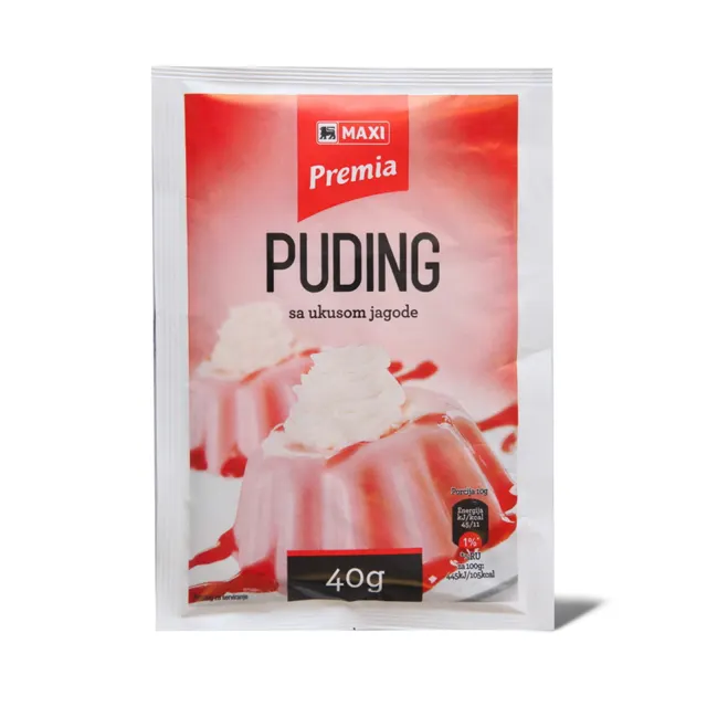 Puding jagoda Premia 40g Maxi