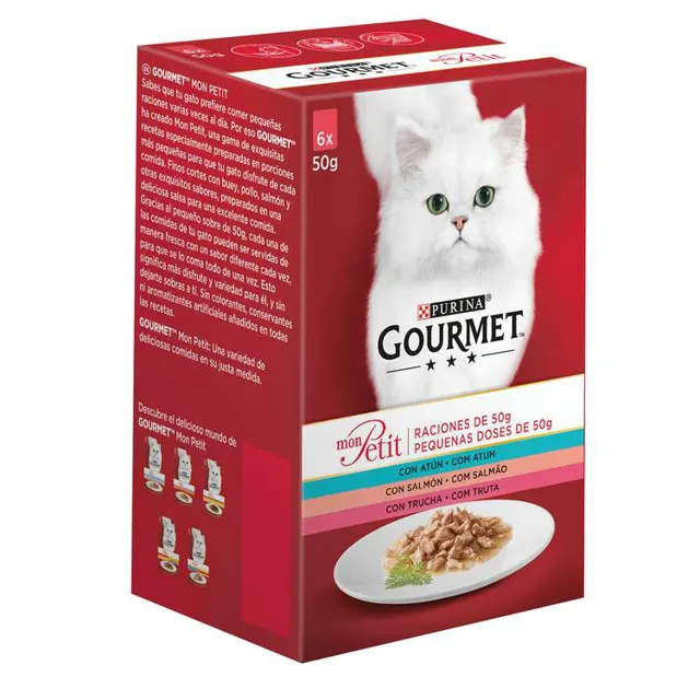 HRANA MAČ GOUR MON PETIT TUNA 6X50G GOURMET