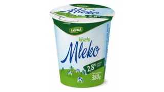 KISELO MLEKO BAŠ BAŠ 2.8%MM 380G ČAŠA