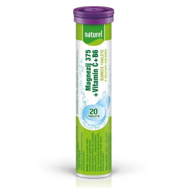 Naturel Magnezijum 375 +vit.C +B6 80G sa zas. NATUREL