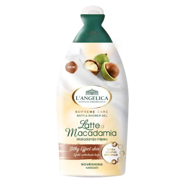Mleko za tus.L'Angelica makadamia 500ml L'Angelica