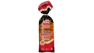 Crni rezani hleb 500g Pons