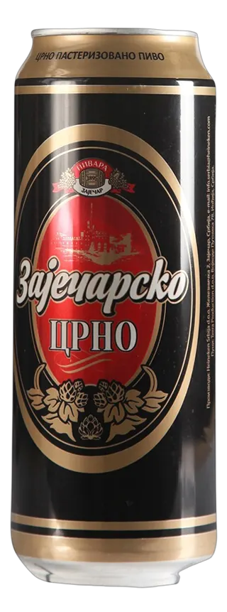 Zajecarsko pivo crno 0.5l limenka #24