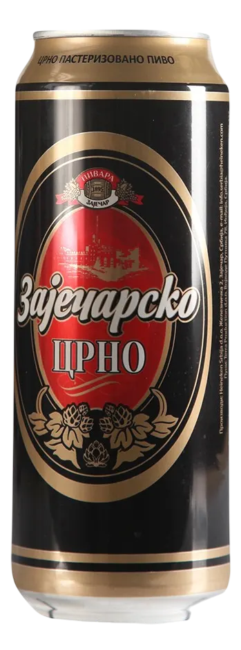 Zajecarsko pivo crno 0.5l limenka #24 ZAJECARSKO