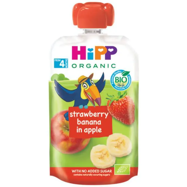 Vocni uzitak jagoda, banana, jabuka 100g Hipp