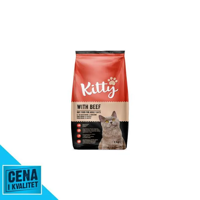 KROKETI ZA MAČKE GOVEDINA 2KG KITTY KITTY