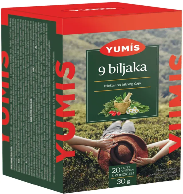 CAJ 9 BILJAKA KONCIC 30gr YUMIS YUMIS