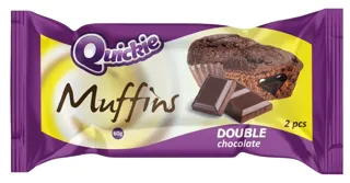 MUFFINS DUPLA COKOLADA 60g QUICKIE