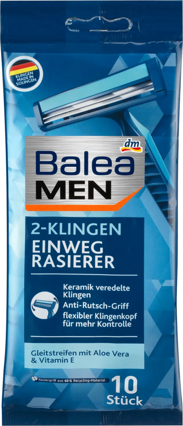 Balea MEN jed.brijač./dupl.ošt. 10kom Balea MEN