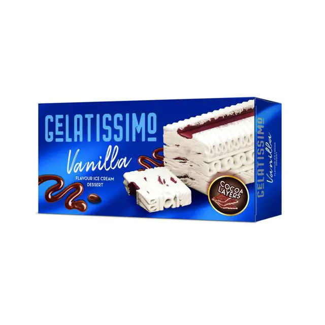 SLADOLED TORTICA VANILA 700ML GELAT GELATISSIMO