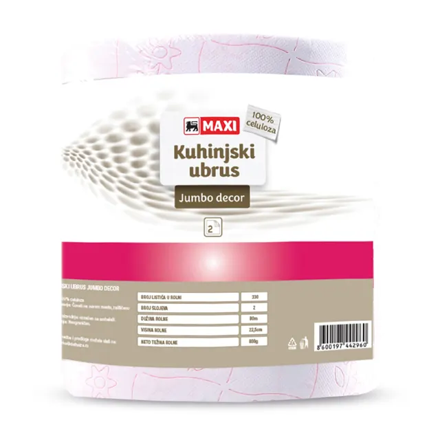 Kuhinjski ubrus u boji Jumbo Maxi 1/1 Maxi