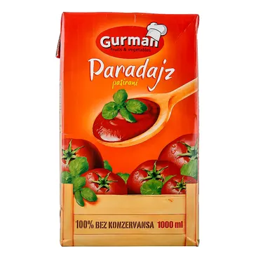 Pasirani paradajz Gurman 1000ml Gurman