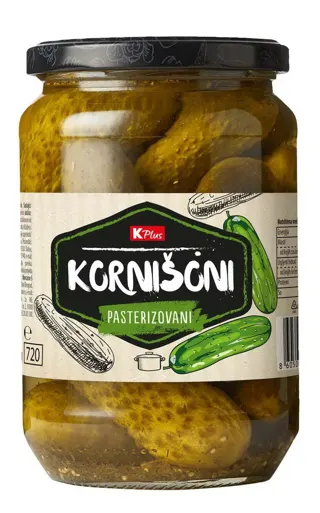 KORNIŠONI 670G K PLUS