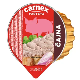 Cajna pasteta Carnex folija 75g