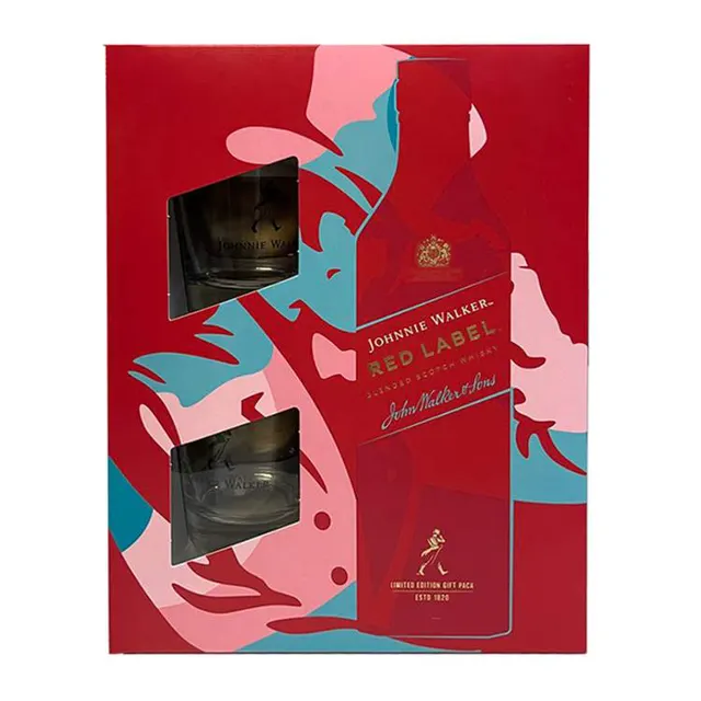 Whisky Johnnie Walker Red pokl.set 0,7l Johnnie Walker