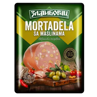 mortadela sa maslinama zat.atm. 0.125 zlatiborac