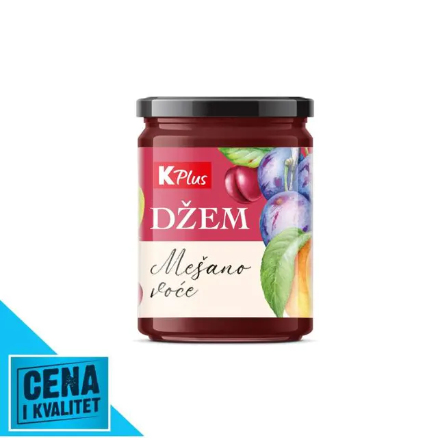 DŽEM OD VOĆNE MEŠAVINE 360G K PLUS K PLUS