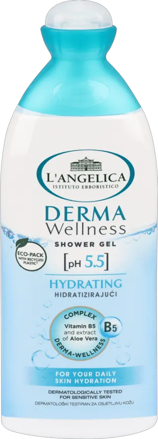 L'ANGELICA tuš/gel DW hydrating 250 ml