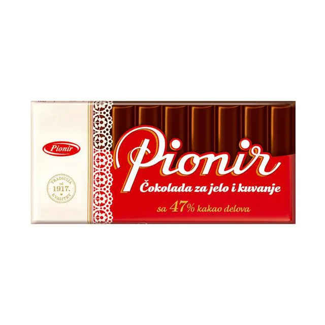 Cokolada za jelo i kuvanje Pionir 200g Pionir